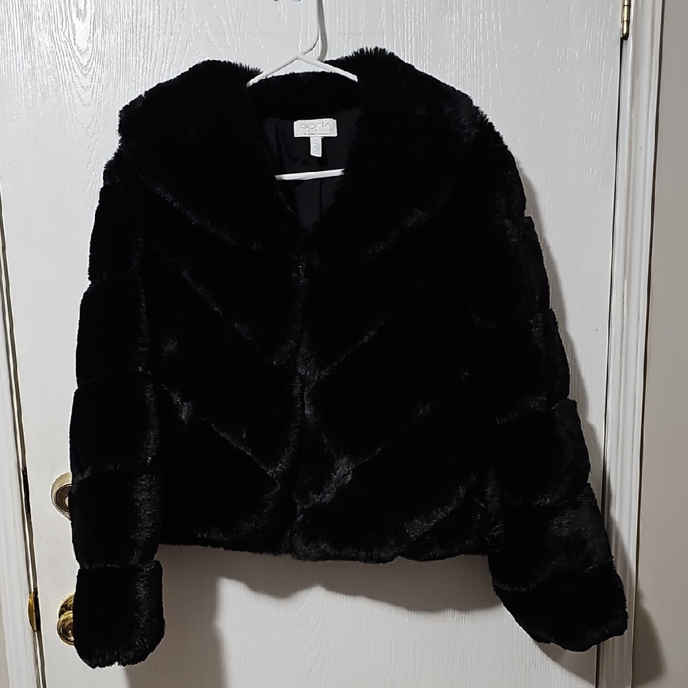 Elegant Black Teddy Jacket